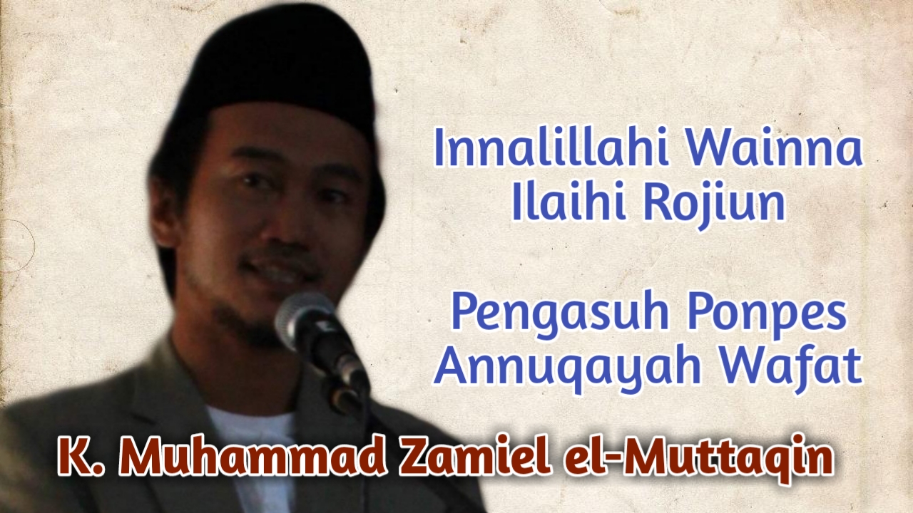 Pengasuh Ponpes Annuqayah Kiai Muhammad Zamiel el-Muttaqin Wafat
