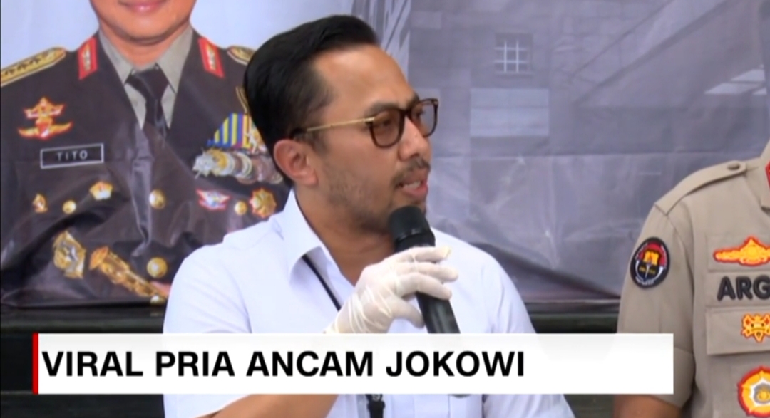 Tersangka Pengancam Penggal Jokowi Dijerat Pasal Berlapis