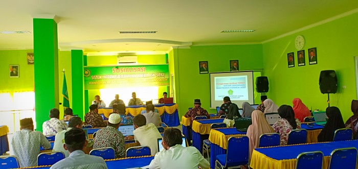 Kemenag Subulussalam Gelar Sosialisasi SIEKA