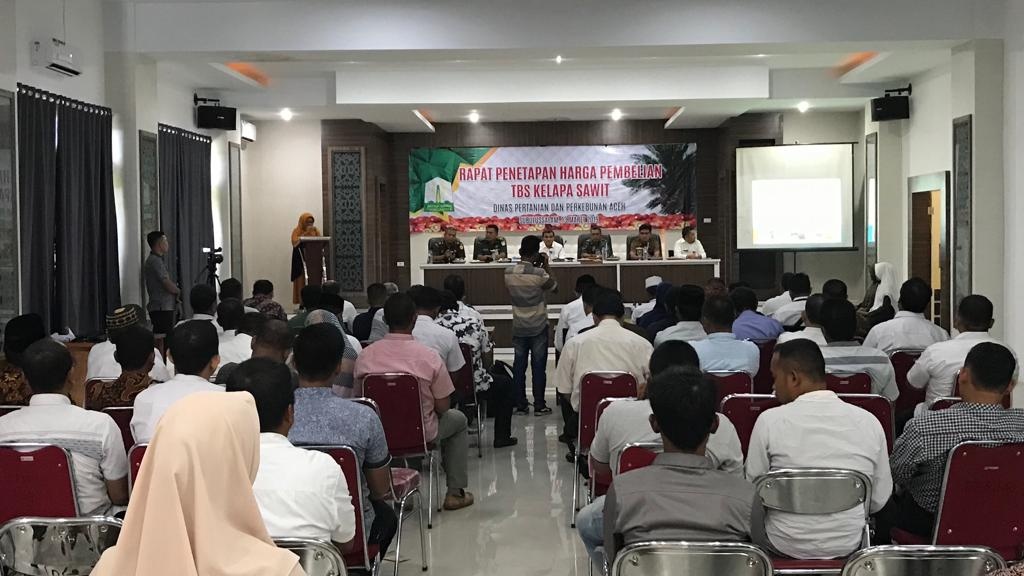 Distanbun Provinsi Aceh Menetapkan Harga TBS