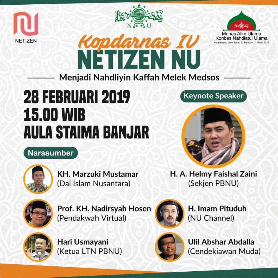 Mari Gabung: Kopdarnas IV Netizen NU