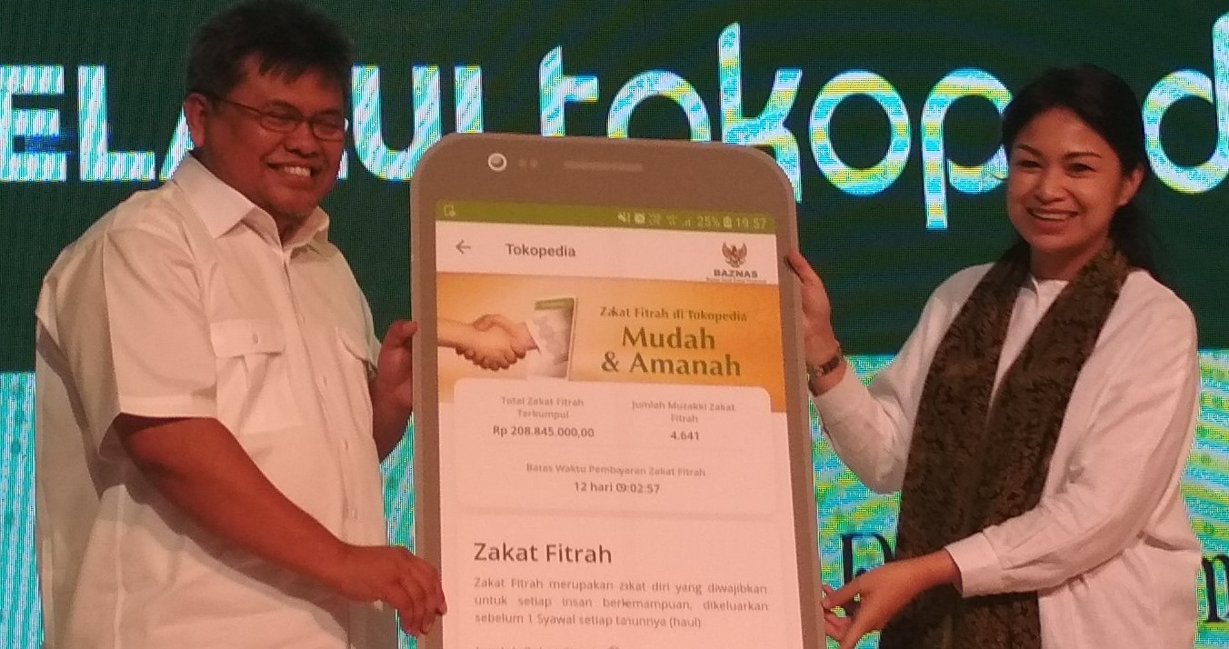Tingkatkan Layanan Zakat, Baznas Gandeng Tokopedia