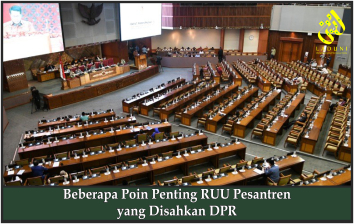 Beberapa Poin Penting RUU Pesantren yang Disahkan DPR