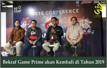 Bekraf Game Prime akan Digelar 13-14 Juli 2019