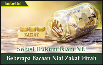 Beberapa Bacaan Niat Zakat Fitrah