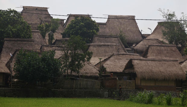 Tahan Gempa, Sejumlah Rumah Adat di Lombok Masih Utuh