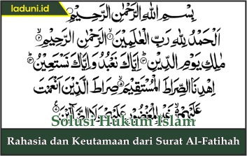 Rahasia dan Keutamaan dari Surat Al-Fatihah