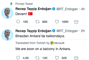 Erdogan: Kita Lanjutkan!