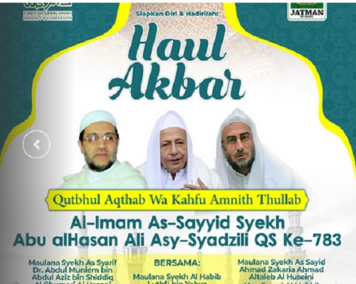Haul Akbar Al Imam As Sayyid Syekh Abul Hasan Asy Syadzili Ke 383 Event Laduni Id