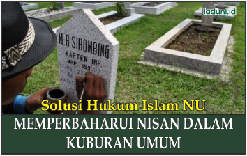 Memperbaharui Nisan dalam Kuburan Umum