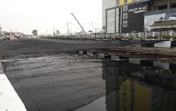 Jelang Sea Games Mempercantik Kali Item hanya dengan Dipasang Jaring Hitam