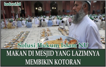 Hukum Bolehnya Makan di Dalam Masjid