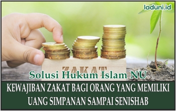 Penjelasan Kewajiban Zakat pada Uang Simpanan sampai Nishab