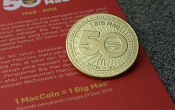 MacCoin, Mata Uang Internasional Pertama Khusus untuk Transaksi Burger