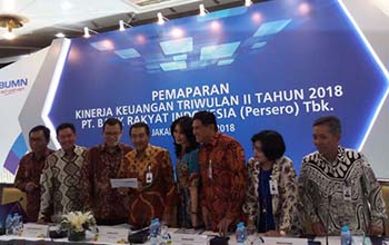 BRI Cetak Net Income Rp14,9 Triliun per Semester I 2018