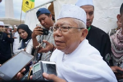 KH. Ma'ruf Amin: Obat Vaksin meski Belum Halal, Tetap Dapat Digunakan