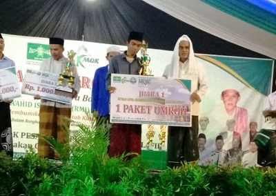 Sisihkan Puluhan Peserta, Santri NU Ini Raih Juara 1 MQK dan Umrah Gratis