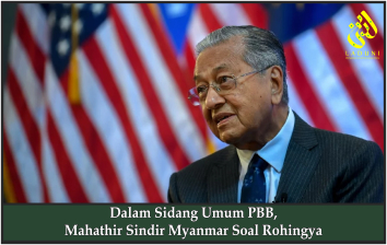Dalam Sidang Umum PBB, Mahathir Sindir Myanmar Soal Rohingya