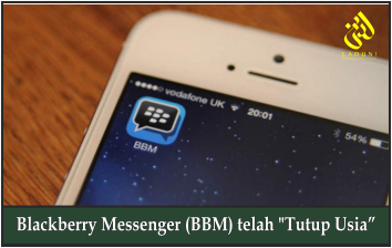 Blackberry Messenger (BBM) telah 
