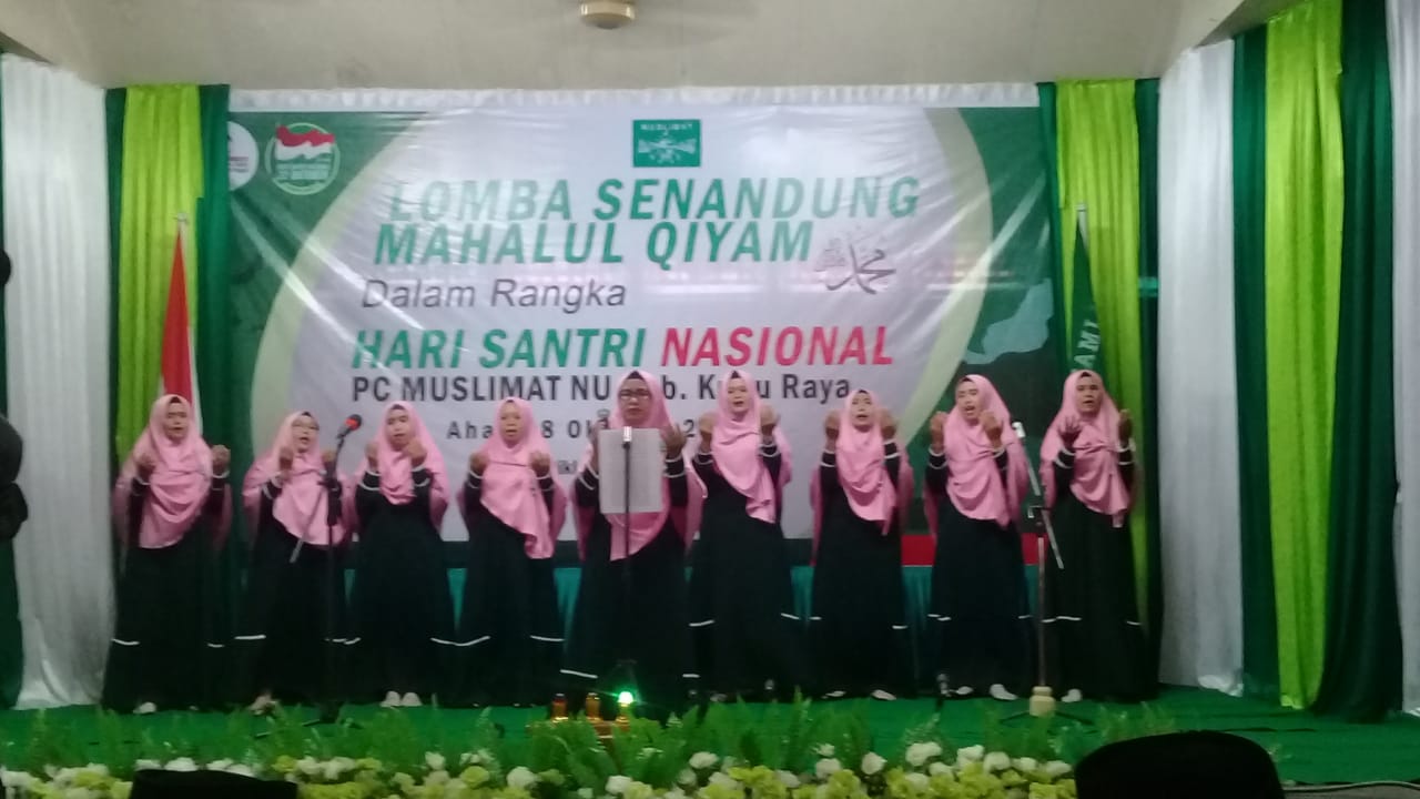 Muslimat NU Kubu Raya Gelar Lomba Senandung Mahalul Qiyam