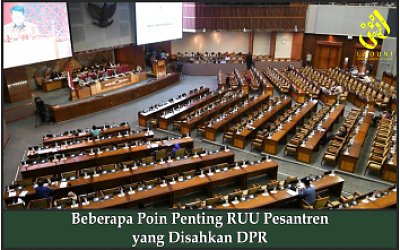 Beberapa Poin Penting RUU Pesantren yang Disahkan DPR