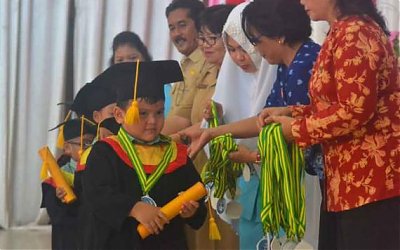 Siswa PAUD Sultan al-Ayyubi Ikuti Wisuda HIMPAUD Sanggau