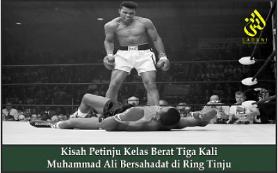 Kisah Petinju Kelas Berat Tiga Kali Muhammad Ali Bersahadat di Ring Tinju