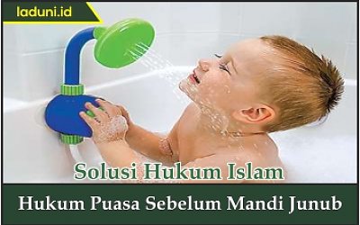 Hukum Puasa Sebelum Mandi Junub