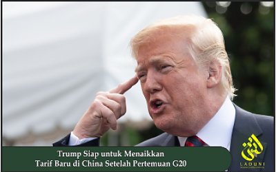 Trump Siap untuk Menaikkan Tarif Baru di China Setelah Pertemuan G20