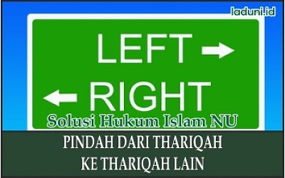 Hukum Pindah Thoriqoh