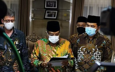 Kunjungi Rumah Dubes Palestina, Kiai Said: Hentikan Segera Agresi Militer Israel Terhadap Palestina