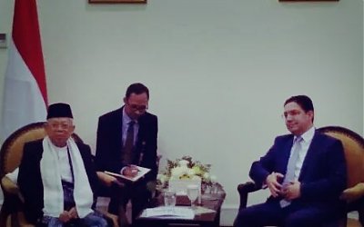 Kunjungi Wapres Ma'ruf, Menlu Maroko Perkuat Hubungan Ekonomi dan Dialog Politik