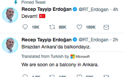 Erdogan: Kita Lanjutkan!
