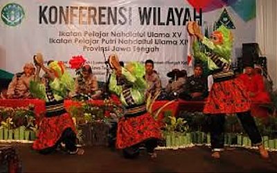 Berbagai Macam Tarian dan Sholawatan Mewarnai Penyambutan Peserta Konferwil XV Nu Jateng