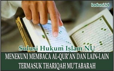 Contoh Amaliyah Thariqah Mu'tabarah