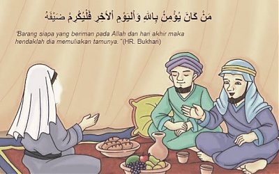 Sesuai Pesan Nabi, Hukum Menghormati Tamu
