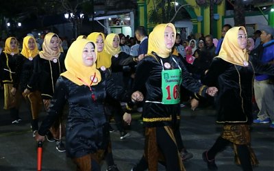 Gerak Jalan Tradisional untuk Memeriahkan Hari Jadi Sumenep ke 750