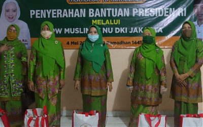 Muslimat NU DKI Jakarta Turut Upayakan Bantuan Paket Sembako Bagi Warga yang Tak Terdata