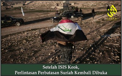 Setelah ISIS Keok, Perlintasan Perbatasan Suriah Kembali Dibuka