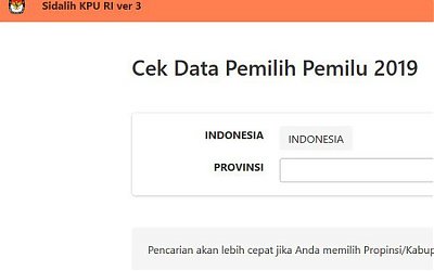 Pastikan Anda Sudah Terdapat Sebagai Pemilih Tetap Pemilu 2019, Ini Cara Ceknya via Handphone