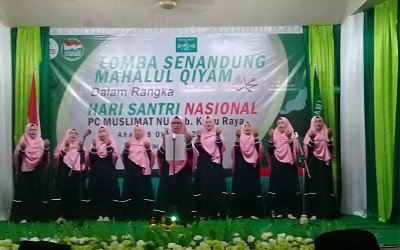 Muslimat NU Kubu Raya Gelar Lomba Senandung Mahalul Qiyam