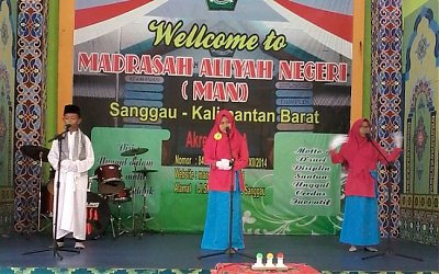 MAN 1 Sanggau Selenggarakan Lomba Syarhil Qur'an Semarakkan Peringatan Miladnya