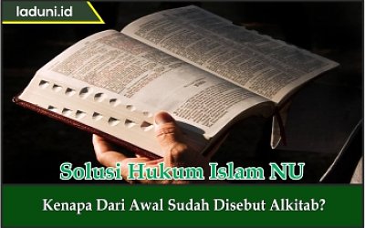 Kenapa dari Awal Sudah Disebut Alkitab?