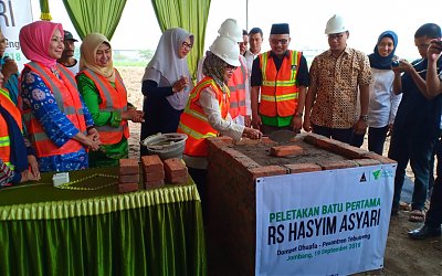 Pembangunan RS KH Hasyim Asy'ary Resmi Dimulai