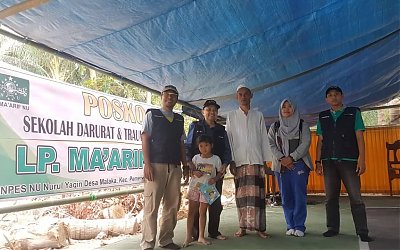Meski Diguncang Gempa Susulan, Tim Trauma Healing LP Ma’arif NU Pusat Tetap Bekerja