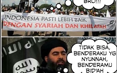 Penjelasan tentang Hadis Nabi dan Bendera Khilafah HTI - ISIS 
