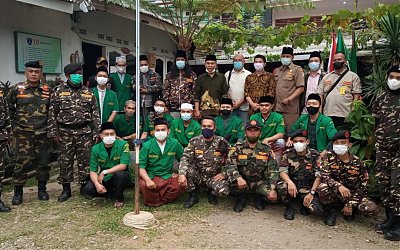 Cetak Kader Tangguh, Satkoryon Banser Cipanas dan Pacet Cianjur Gelar Diklatsar