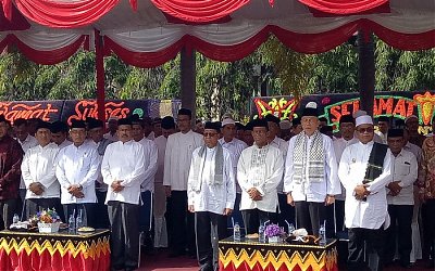 Upacara Peringatan Hari Santri di Aceh Berlangsung Khidmat