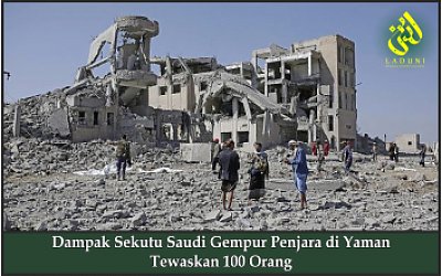 Dampak Sekutu Saudi Gempur Penjara di Yaman Tewaskan 100 Orang