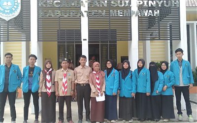 Mahasiswa KKL Integratif IAIN Pontianak Ikut Serta Upacara HUT Pramuka ke-58